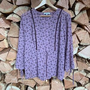 Madewell Women’s Medium Boho Cottagecore‎ Floral Blouse WhimsyGoth Prairie Flowy